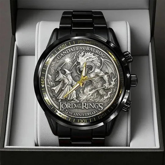 Discover The Lord of the Rings Black Stainless Steel Watch Return Of The King