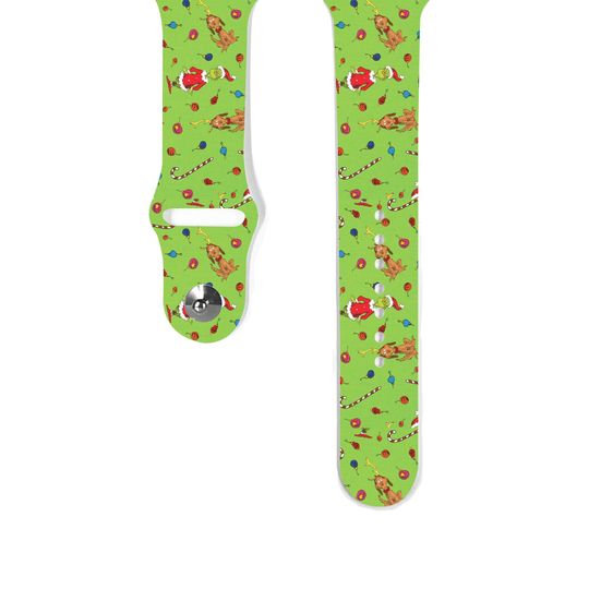 Discover Christmas Max funny character Apple Watch Band 38 40 41 mm and 42 44 45 46 49 mm for All Series, Disney Christmas inspired Silicone strap, k411