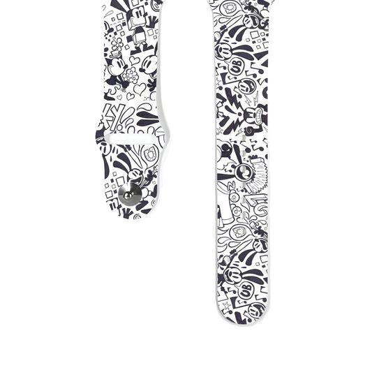 Discover Oswald the Lucky Rabbit Apple Watch Band 38 40 41 mm and 42 44 45 49 mm for All Series, disney inspired print Silicone iwatch strap, k405