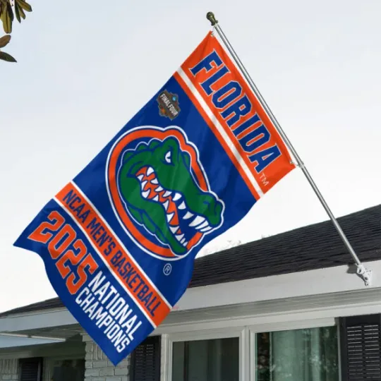 Florida Gators Men’s Basketball 3D House Decor Flag