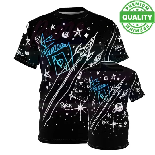 Discover Ace Frehley 2000 Man 3D AOP T-Shirt Black Unisex