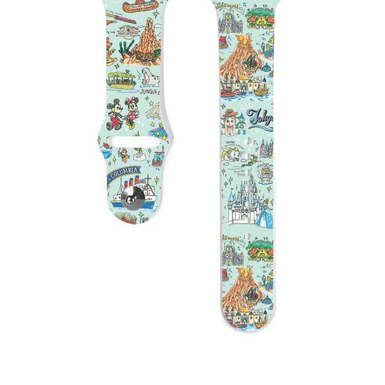 Discover Theme Park Disney Apple Watch Band
