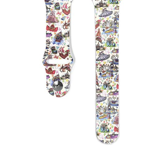 Discover Theme Park Disney Apple Watch Band