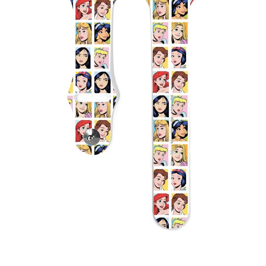 Discover Disney Princess Apple Watch Band: Silicone Strap for All Series, k482