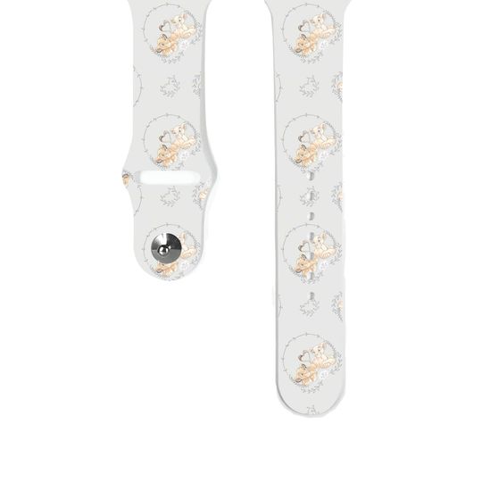 Discover Apple Watch Band 38 40 41 mm and 42 44 45 49 mm for All Series, lion king simba inspired Silicone strap, Disney Cruise Travel, k394