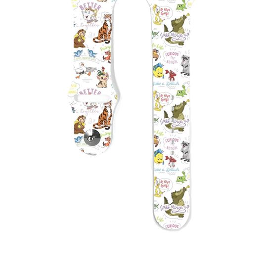 Discover Theme Park Apple Watch Band 38 40 41 mm and 42 44 45 49 mm for All Series, Disney inspired Silicone watch strap Cruise Travel Vacation k465
