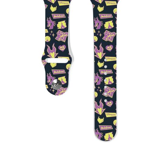 Discover apple watch band 38 40 41 mm and 42 44 45 49 mm for All Series, Disney villains inspired, evil queen maleficent Silicone iwatch strap, k463