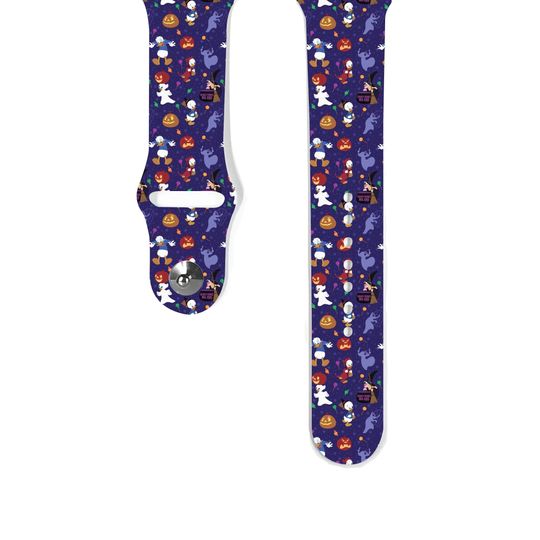 Discover Halloween Mickey and friends Ghost Apple Watch Band