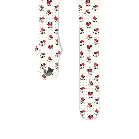 Discover Vintage Minnie Mouse Bow Polka Dot Apple Watch Band