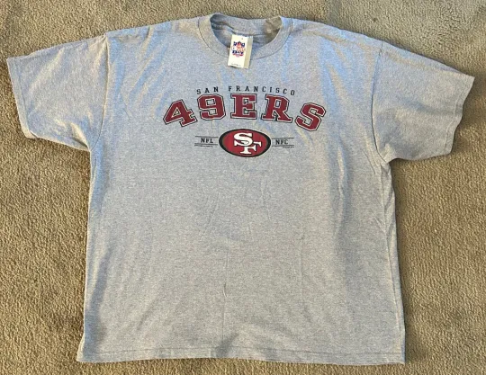 New Vintage San Francisco 49ers football Football T-shirt Size 2XL Delta