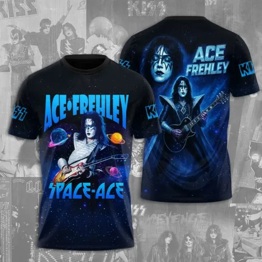 Discover Ace Frehley Spaceman 3D T-Shirt