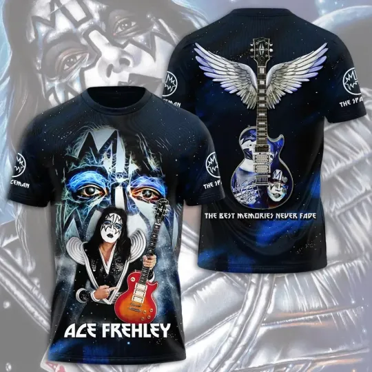 Discover Ace Frehley 1951-2025 3D T-Shirt