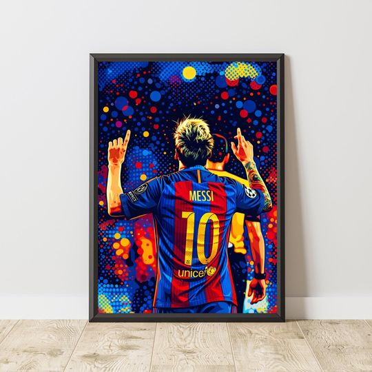 Discover Barcelona Soccer Poster, Soccer Print, Soccer Wall Art, Gift for Soccer Fan, Soccer Player Poster, Soccer Wall Decor, Football Wall Art