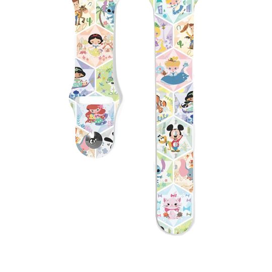 Discover Apple Watch Band 38 40 41 mm and 42 44 45 49 mm for All Series, mickey mouse friend Silicone strap, Disney Cruise Mickey Vacation k441