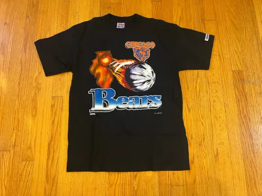 Vintage 1994 Trench Tag football Chicago Bears Football Graphic T Shirt