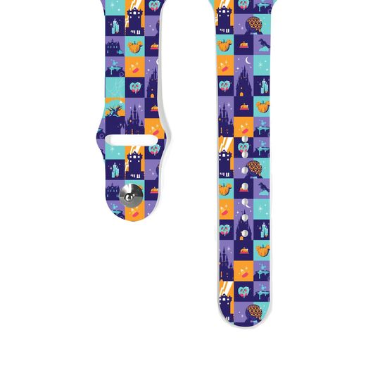 Discover Halloween Disney Castle Apple Watch Band