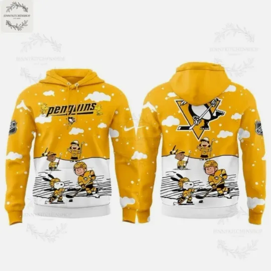 Snoop Penguins Peanuts Ice Hockey All Over Printed 3D Hoodie Gift For Valentine