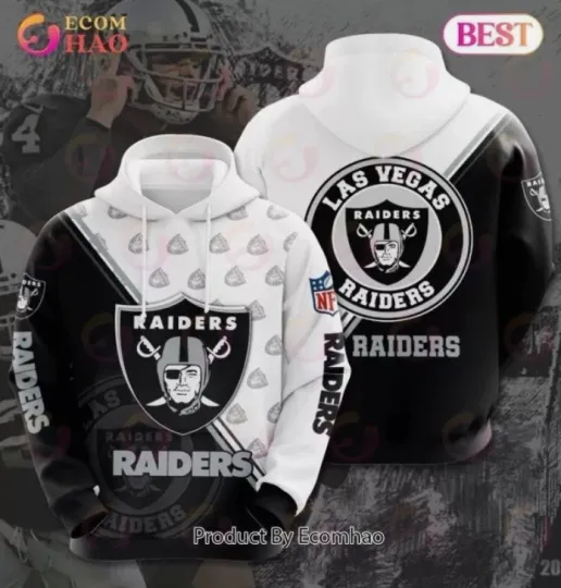 Discover Raiders Football Team 3D All Over Printed Hoodie Gift For Fan