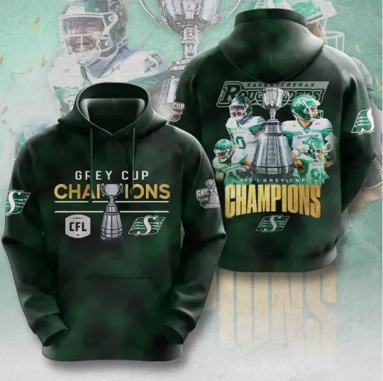 Discover Saskatchewan 2025 Champions 3D Hoodie Apparel Gift For Valentine