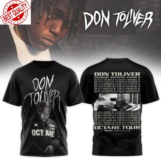Discover Don Toliver Octane Tour 2026 Hoodie T-Shirt