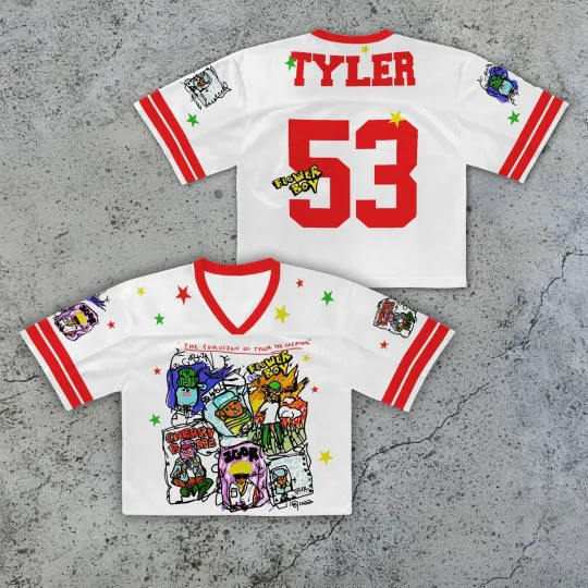 Discover Rap Music Baseball Jersey Number, Flower Boy Inspired Tour Jersey