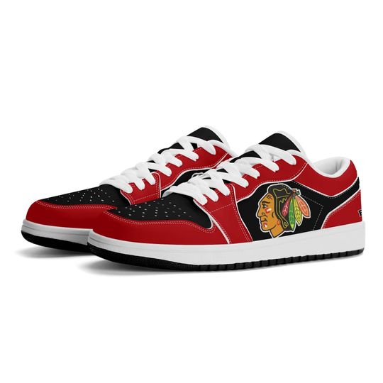 Discover Chicago Blackhawks Low Top Sneakers, NHL Fan Shoes, Gift for Hockey Lovers