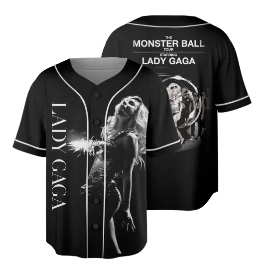 Ld ga The Mayhem Baseball Jersey, Graphic Ld ga Fan Shirt