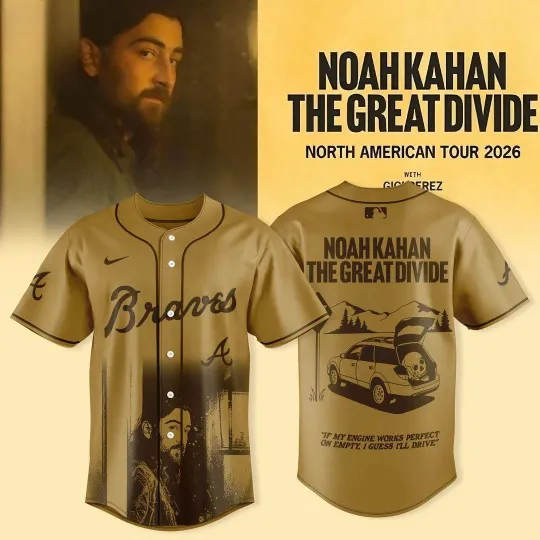 Discover Braves x Noah The Great Divide Tour 2026 Baseball Jersey