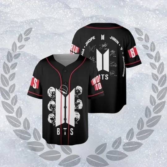 Kpop Comeback Bangtan BTS World Tour 2026  Baseball Jersey