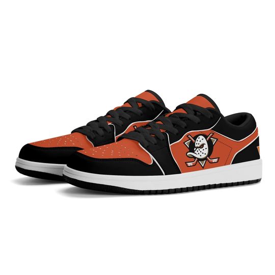 Discover Anaheim Ducks Low Top Sneakers, NHL Fan Shoes, Gift for Hockey Lovers