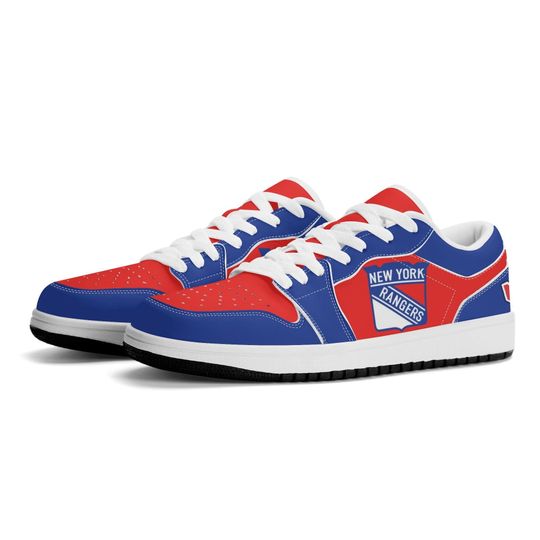 Discover New York Rangers Low Top Sneakers, NHL Fan Shoes, Gift for Hockey Lovers