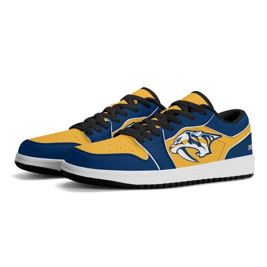 Discover Nashville Predators Low Top Sneakers, NHL Fan Shoes, Gift for Hockey Lovers