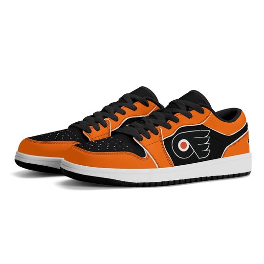 Discover Philadelphia Flyers Low Top Sneakers, NHL Fan Shoes, Gift for Hockey Lovers