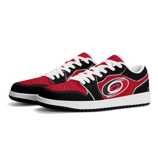 Discover Custom Carolina Hurricanes Low-Top Sneakers - Personalized Hockey Fan Shoes