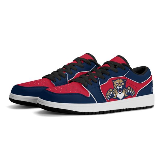 Florida Panthers Low Top Sneakers, NHL Fan Shoes, Gift for Hockey Lovers
