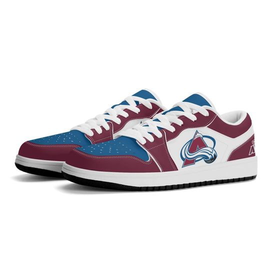 Discover Colorado Avalanche Low Top Sneakers, NHL Fan Shoes, Gift for Hockey Lovers