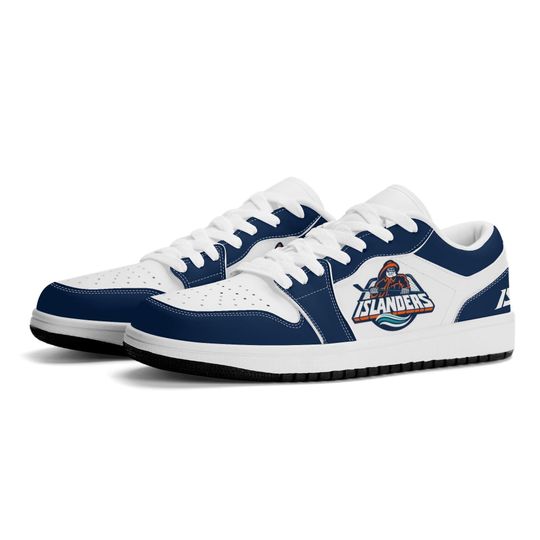 New York Islanders Low Top Sneakers, NHL Fan Shoes, Gift for Hockey Lovers