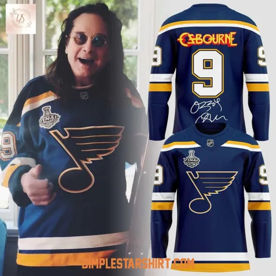 Personalized St. Louis Blues Ozzy Osbourne Memories 2025 Hockey Shirt Fan Gear
