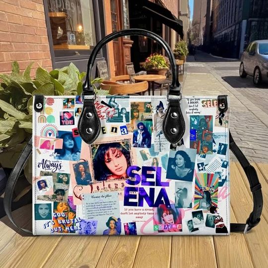 Discover Selena Leather Handbag, Music and Singer Crossbody Bag for Women