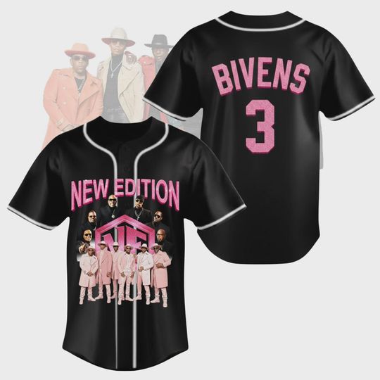 The New Edition Way Tour 2026 Baseball Jersey, New Edition Shirt, Retro R&B Concert Tee