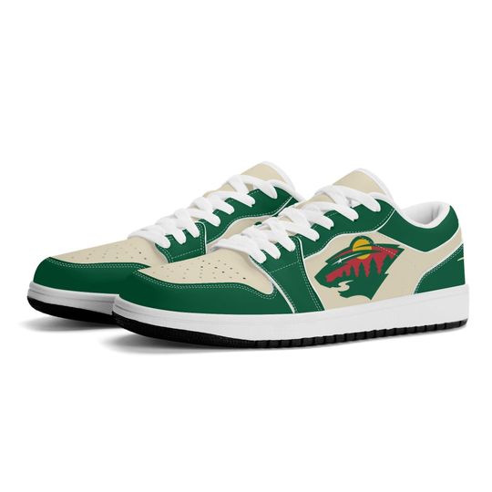 Discover Custom Minnesota Wild Low Top Sneakers, NHL Fan Shoes, Gift for Hockey Lovers