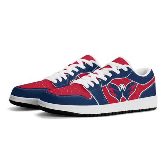 Discover Washington Capitals Low Top Sneakers, NHL Fan Shoes, Gift for Hockey Lovers
