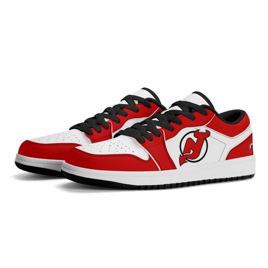 Discover New Jersey Devils Low Top Sneakers, NHL Fan Shoes, Gift for Hockey Lovers