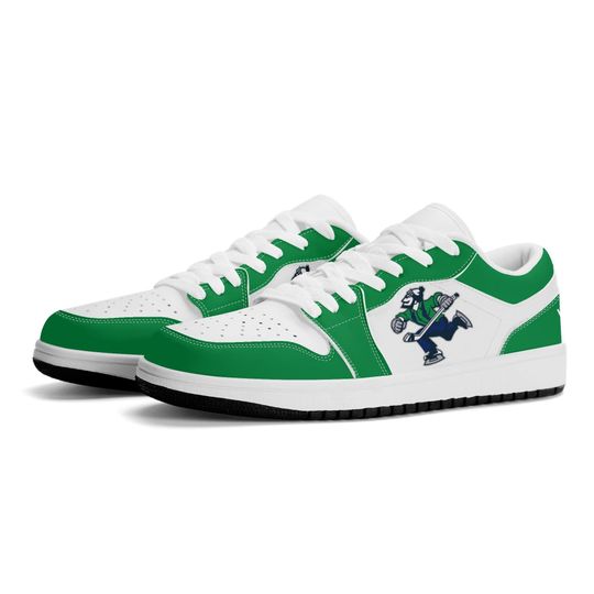 Vancouver Canucks Low Top Sneakers, NHL Fan Shoes, Gift for Hockey Lovers