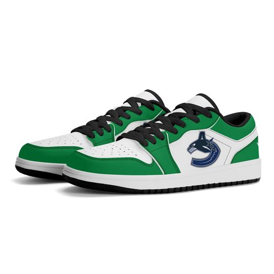 Vancouver Canucks Low Top Sneakers, NHL Fan Shoes, Gift for Hockey Lovers