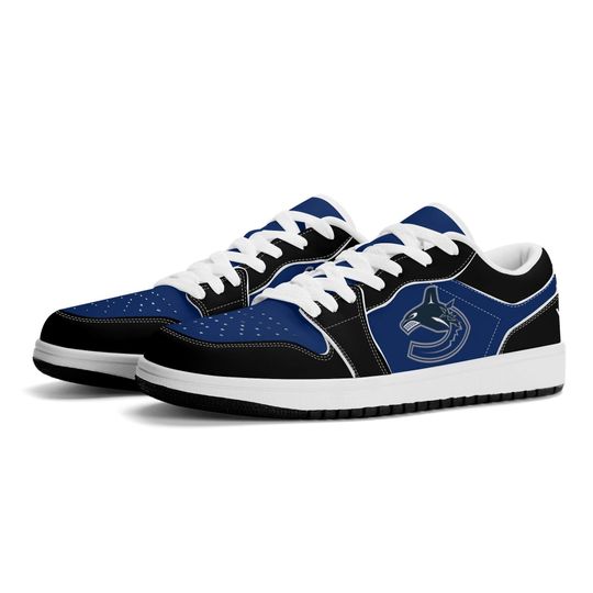 Vancouver Canucks Low Top Sneakers, NHL Fan Shoes, Gift for Hockey Lovers