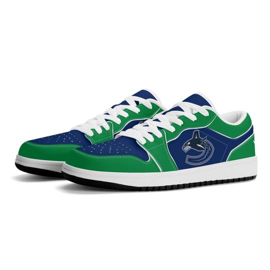 Discover Vancouver Canucks Low Top Sneakers, NHL Fan Shoes, Gift for Hockey Lovers