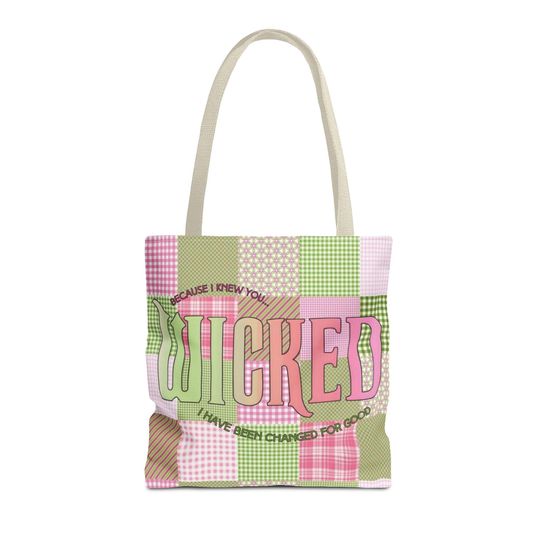 Wicked Tote Bag, Wicked Inspired Tote, Christmas Gift, Accessories Bags