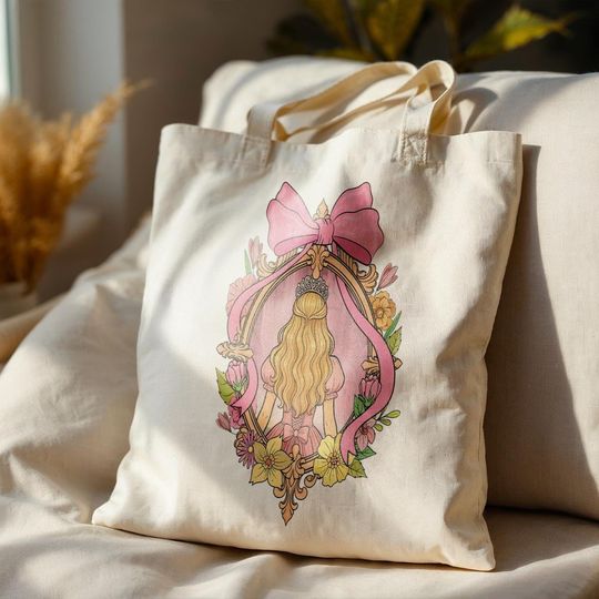 Wicked Tote Bag - Canvas Bag Featuring Wizard Defying Gravity, Emerald City, Broomstick Magic