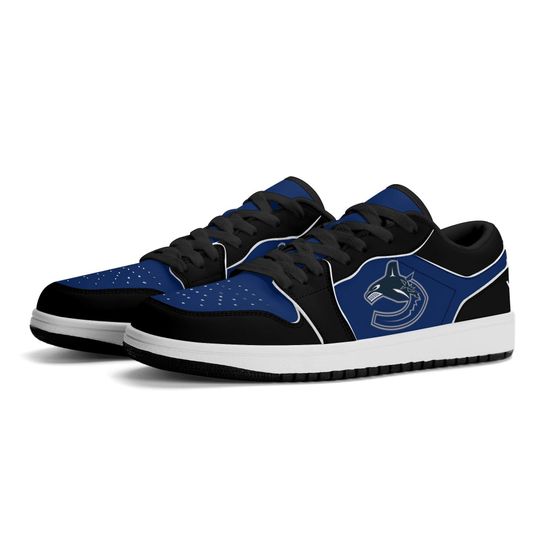 Vancouver Canucks Low Top Sneakers, NHL Fan Shoes, Gift for Hockey Lovers